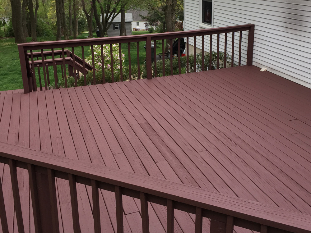 deck staining